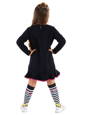 Eyes Girl Dress&Socks - 2