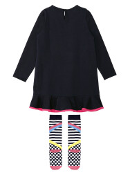 Eyes Girl Dress&Socks - 4