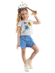 Eyes Girl T-shirt&Shorts Set - 1