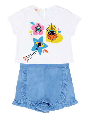 Eyes Girl T-shirt&Shorts Set - 3