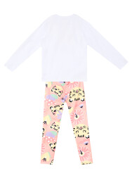 Fancy Leo Girl T-shirt&Leggings Set - 4