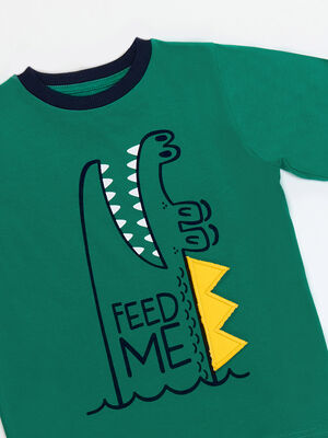 Feed Me Boy T-shirt&Pants Set