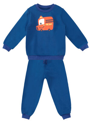 Fire Hall Baby Boy Navy Blue Tracksuit - 1