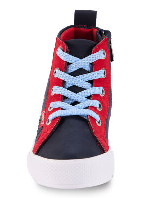 Fire Truck Boy Navy Blue Sneakers - 2