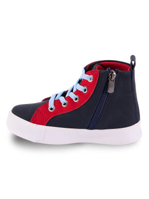 Fire Truck Boy Navy Blue Sneakers - 4