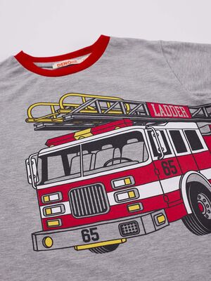 Firefighter Boy T-shirt&Shorts Set
