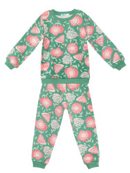 Flower Garden Baby Girl Green Tracksuit - 1