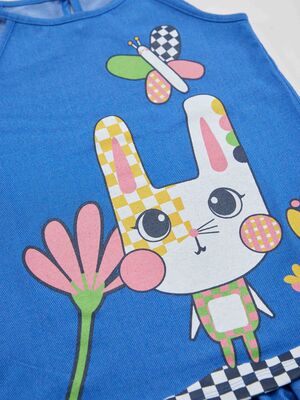 Flower Rabbit Gir Dress