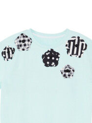 Flowers Girl Blue Sweatshirt - 5