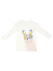 Flowery Bunny Girl T-shirt&Leggings Set - 4