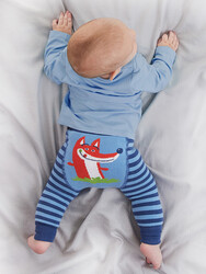 Fox Baby Boy Leggings+T-shirt Set - Thumbnail