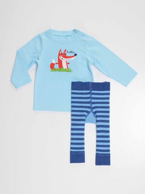 Fox Baby Boy Leggings+T-shirt Set