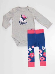 Fox Baby Girl Leggings+Bodysuit Set - 5