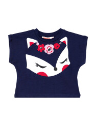 Fox Fırfırlı Kız Çocuk Crop Top Etek Takım - 5