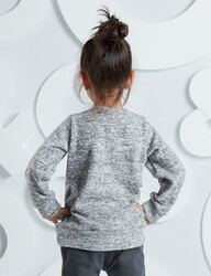 Fox Grey Girl Jumper - 2