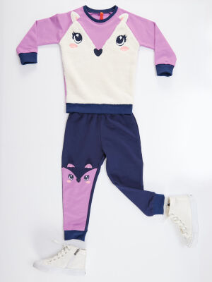 Fox Lilac Girl Tracksuit - 3