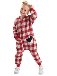 Fox Plaid Girl Overall - 1