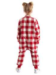 Fox Plaid Girl Overall - 2