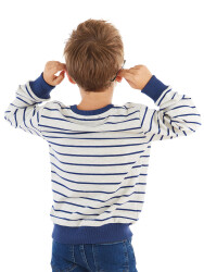 Fox Striped Boy Sweatshirt - 2