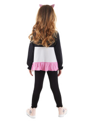 Frilled Cat Girl T-shirt&Leggings Set - 2