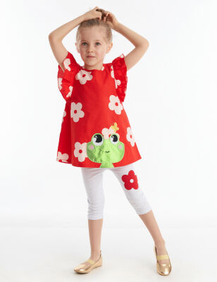 Frog Girl Tunic Leggings Set - 1