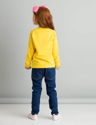 Fun Pompom Sweatshirt+Jean - 2