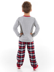 Funny Face Boy Striped T-shirt&Pants Set - 2