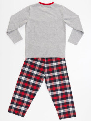 Funny Face Boy Striped T-shirt&Pants Set - 4