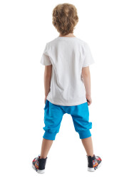 Funny Truck Boy T-shirt&Capri Pants Set - 2