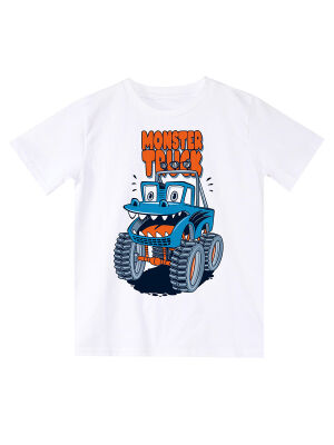 Funny Truck Boy T-shirt&Capri Pants Set - 5