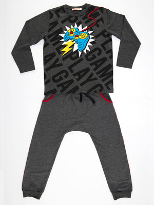 Game Stick Boy T-shirt&Harem Pants - 3