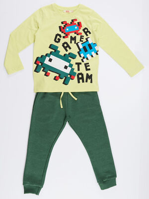 Game Team Boy T-shirt&Pants Set - 3