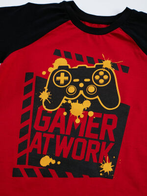 Gamer Erkek Çocuk T-shirt Pantolon Takım - 5