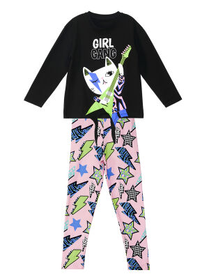 Gang Girl T-shirt&Leggings Set - 3