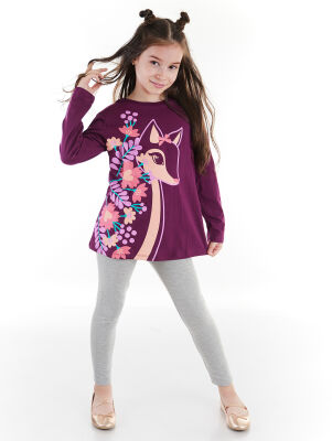 Gazalle Girl T-shirt&Leggings Set - 1