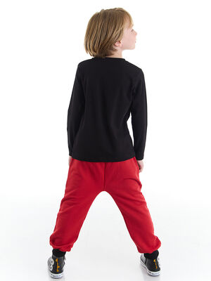 Geometric Dino Boy T-shirt&Pants Set