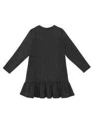 Giitter Rabbit Girl Anthracite Dress - 4