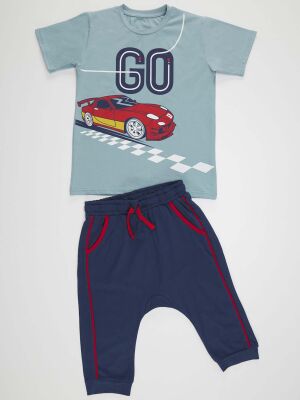 Go Car Boy T-shirt&Harem Pants Set - 3