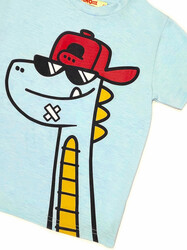 Gözlüklü Dino Erkek Çocuk T-shirt - 3