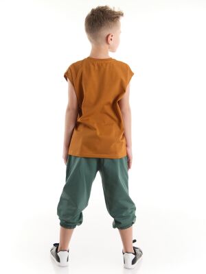 Grafitti Tiger Boy T-shirt&Harem Pants Set - 2