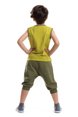 Green Dino Baggy Set - 2