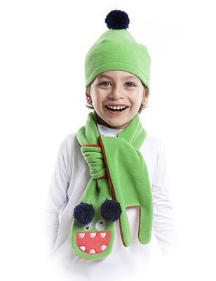 Green Hat&Scarf Set - 1