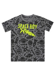 Grey Space Boy T-shirt&Shorts Set - 5