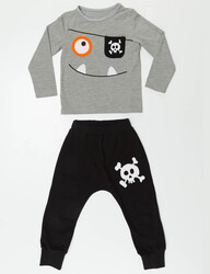 Happy Pirate Erkek Çocuk T-shirt Pantolon Takım - Thumbnail