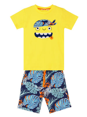 Hawaian Pirate Boy T-shirt&Shorts Set - 3