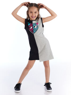 Heart Assymetric Girl Dress - 1