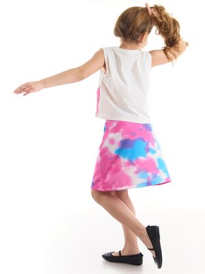 Heart Girl Crop-Top&Skirt Set