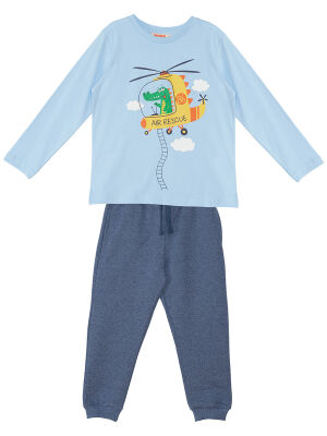 Helicopter Boy T-shirt&Pants Set - 3