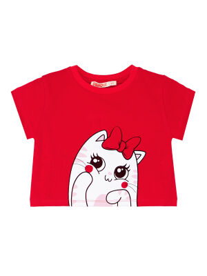 Hello Cat Girl T-shirt&Poplin Pants Set - 5