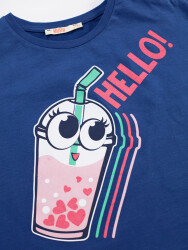 Hello Milkshake Kız Şort Takım - 5